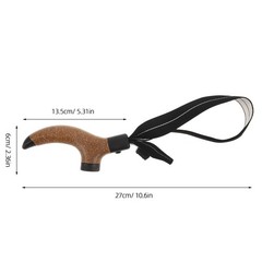 Walking Stick Handle Grip: Cork Replacement Handle – Non-Slip Ergonomic