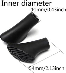 8Pcs Assorted Replacement Tips Hiking Stick Walking Trekking Pole Protector for