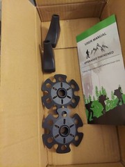 HUGSEE Trekking Poles Collapsible Hiking With Extended Down Grip