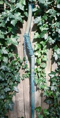 57″ – Bamboo – Walking Hiking Trekking Stick/Staff – Paracord Grip & Strap – #31