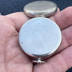 Vintage PIC Brass Compass – With Lock and Direction Arrow – Made in Germany