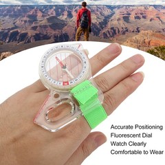 Orienteering Compass Clear Multifunction Thumb Compass For Camping