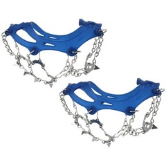 Easy to Attach 11 Tooth Stainless Steel Ice Cleats for Outdoor Traction in Snow