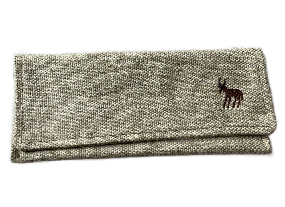 Adirondack Style Moose Pouch Handmade Woven First Aid Kit or Sewing Kit Bag New