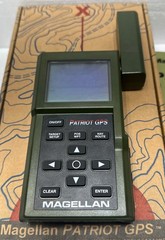 VTG Magellan Patriot GPS Satelite Navigator 1994 Box, Case & Manual Powers Up