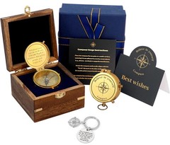 Valentines Inspirational Compass Gift For Teen Boy Son Boyfriend Men Gift