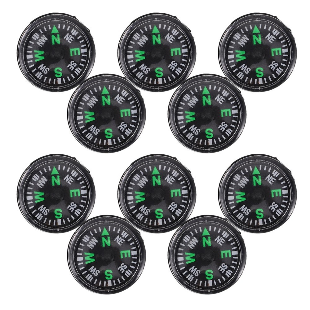12pcs Compass 20mm Compact Lightweight For Outdoor Activities