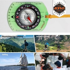 Orienteering Compass AF-362 for Hiking and Navigation, Professional Field Com…