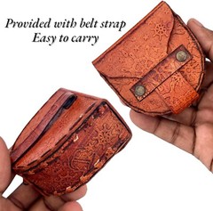 Thoreau’s Go Confidently Quote Engraved Compass with Stamped Leather case Gift.