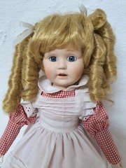 Artist doll porcelain doll 40 cm collector rarity Vintage