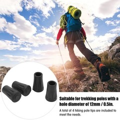 Pole Tip Protectors Pole Tips 4pcs For Hiking Poles