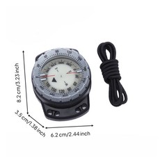 Bungee Compass Easy to Attach BCD 360-Degree navigationDegree Bezel for Divers