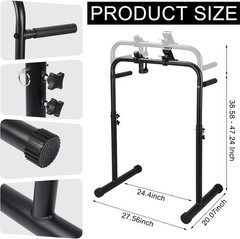 24.4 Inch Walking Pad Handle Bar Only with Cup and Phone Holder Adjustable Tr…