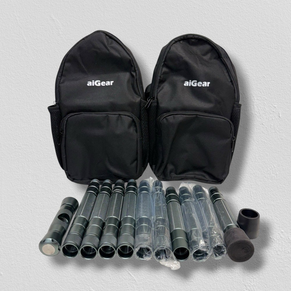 2 x aiGear G2 Tactical Hiking Stick with Survival Kit | Read Description