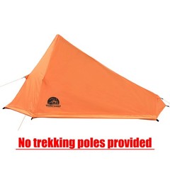 1 Person Trekking Pole Tent for Backpacking – Ultralight 1P-Yellow, Yellow