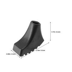 15Pcs Durable Rubber Hiking Stick Tip Protectors Non Slip Walking Pole End Caps