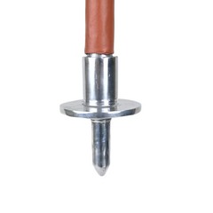 Outdoor Shooting Stick Spectator Japanese Adjustable Leather Walking Seat Tan