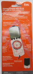SOL 0140-0030 Sighting Compass with Mirror Adventure Ready Hiking Survival Gear