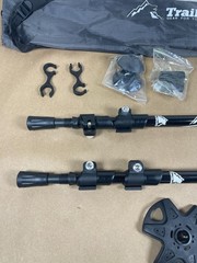 TrailBuddy Trekking Poles – Lightweight 7075 Aluminum Hiking Poles black, W/bag