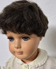 Old Celluloid Celluloid Doll Doll 56cm Sleep Eyes Collectors Vintage