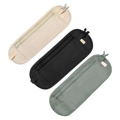 Security Waist Bag for Travel Slim Concealed Zipper Pocket for Cards Cash Phone