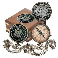 Army Gift, U.S Army Military for Men and Women, Engraved Army Army Wooden Box