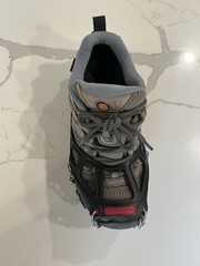 Kahtoola MICROspikes Size Small Ice Snow Traction Hiking Cleats w Storage Bag