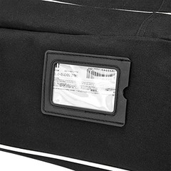 Ski Bag,Single Ski Bags for Air Travel,Ski Bag with 75 inches (190 cm) Black
