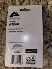 Ozark Trail Lensatic Compass, Black, Model 5013