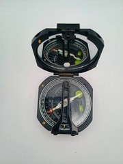 Portable Professional Geological Compass Model DQL-8 w/Leather Pouch