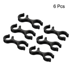 6pcs Clamps Walking Stick Double Rod Buckle Plug for Hiking Camping Outdoor
