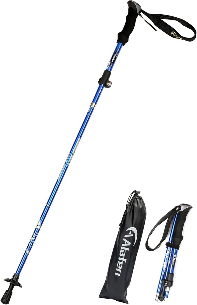 Ultralight Collapsible Trekking Pole Adjustable Hiking Walking Stick