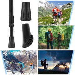 12 Pack Nordic Walking Poles Rubber Buffer, Non Slip Hiking Poles Rubber Puff…