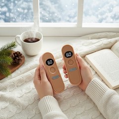 Split Type Charging Magnetic Hand Warmer 3000mAh Double Side Warm for Outdoors