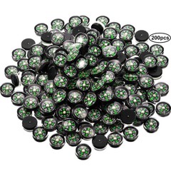 200 Pieces Button Compass Mini Black Survival Oil Filled for…