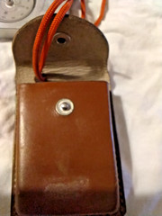 Vintage survey citing compass Suunto KB14-360 compass With leather Case tether