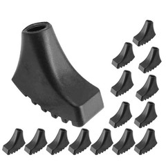 15Pcs Durable Rubber Hiking Stick Tip Protectors Non Slip Walking Pole End Caps