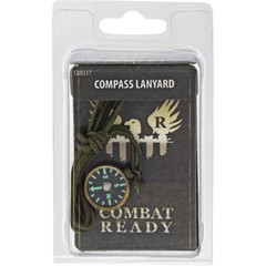 Combat Ready Compass w/ Neck Lanyard 3/4″ Diameter. Antique Brass Casing CBR337