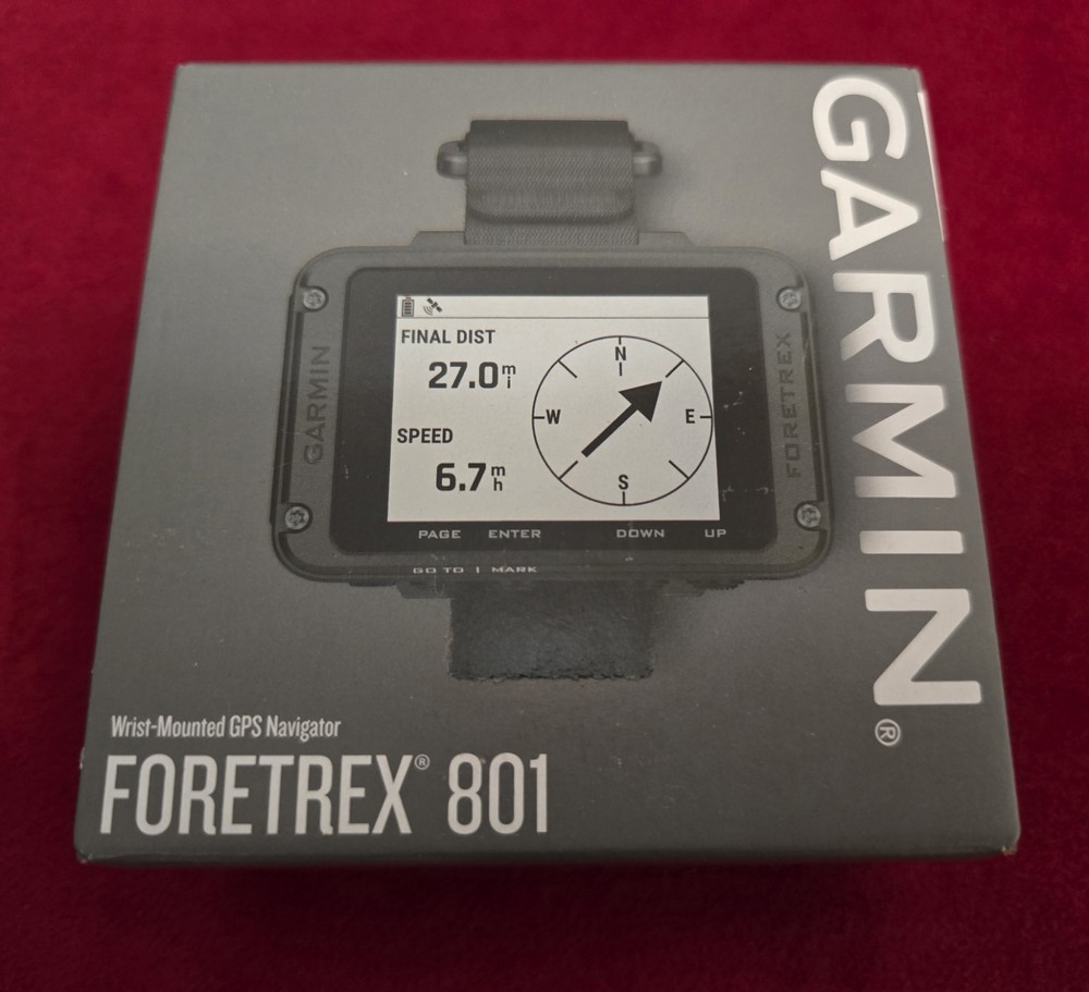 Garmin Foretrex 801 Wrist Mounted Military Wrist Mounted GPS Navigator