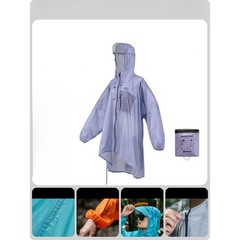 PU5000 Raincoat 15D Silicone Coated Nylon for Heavy Rain Outdoor Hiking Use