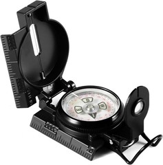 Multifunctional Military Sighting Navigation Compass Impact Resistant &