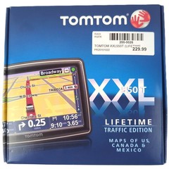 TOMTOM XXL 550T Portable GPS Navigator Lifetime Traffic US Canada Mexico 5in NEW
