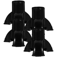 4Pcs Durable PVC Walking Stick Tips Non Skid Cane Foot Covers for Hiking
