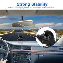 Magnetic Car Dashboard Navigation Compass Ball Adjustable for Boat Marine Truck