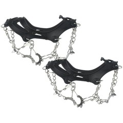 Easy to Attach 11 Tooth Stainless Steel Ice Cleats for Outdoor Traction in Snow
