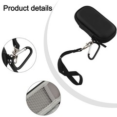Waterproof Case for EKG Heart Rate Monitor with Cable Organizer Pocket
