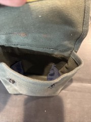 Military Magnetic Compass With Carrying Case Made In Japan