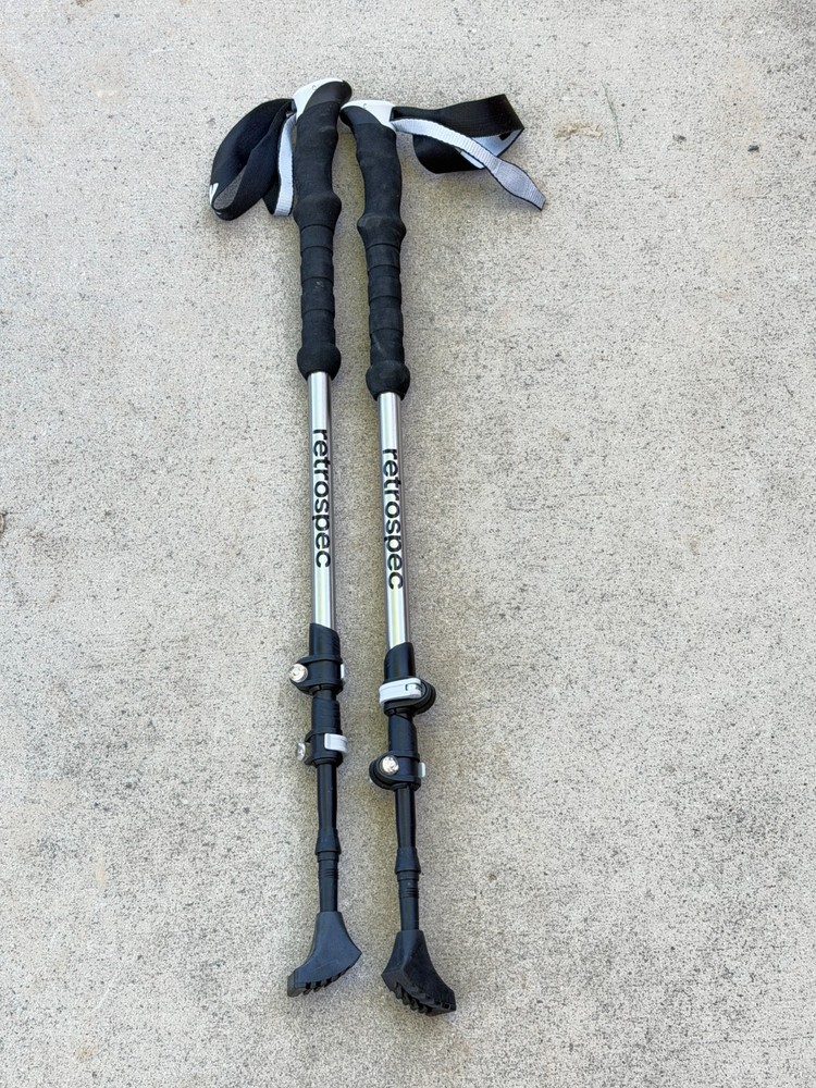 Set of Retrospec Flicklock Trekking poles 110-135CM .. 5V
