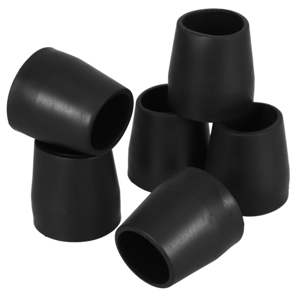 6 Pcs Support Cane Tips Non- Adhesive for Crutches Hiking Pole Replacement