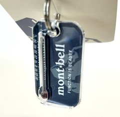 mont-bell Zippo Gauge Keychain Blue 1827646 Thermometer Japan New